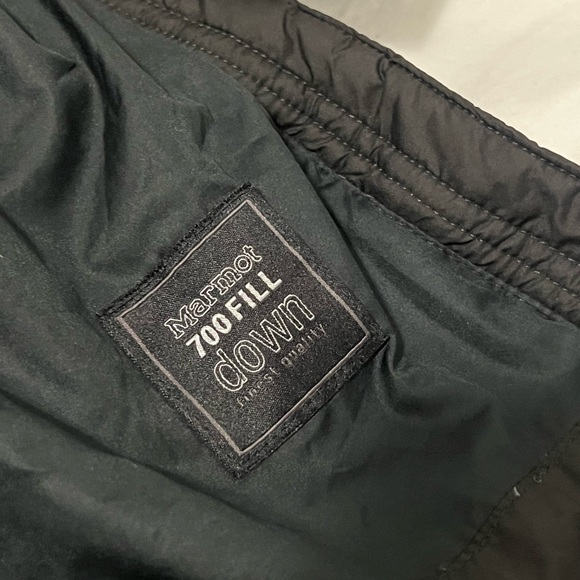 Marmot women’s black 700 fill goose down puffer warm jacket small - Picture 2 of 8